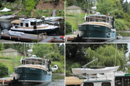 Nellie Too on the Sammamish "Slough" River