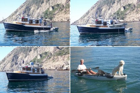 Roof Mounted Dinghy & Kayak on R29