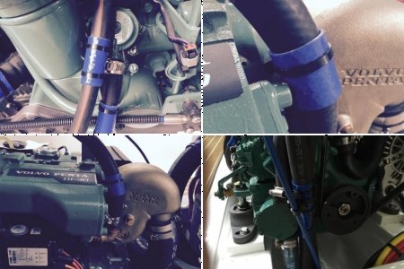 Anti-chafing for engine hoses
