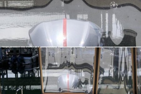 Red Centerline placed on the F300 Outboard