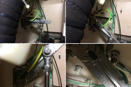 Rudder bonding connection