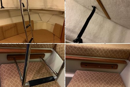 Forward hatch ladder