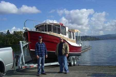 Doug and Andrew at Lake Washington