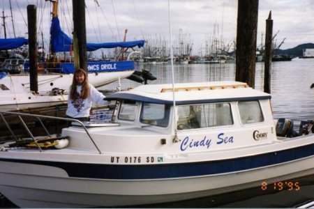 Our first cruiser, a C-Dory 22