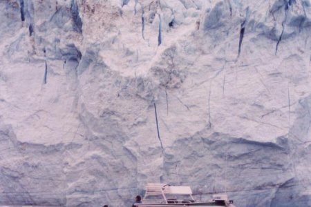 New Moon at the Margerie Glacier