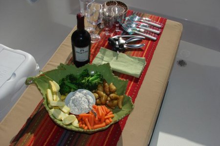Sunset cruise spread