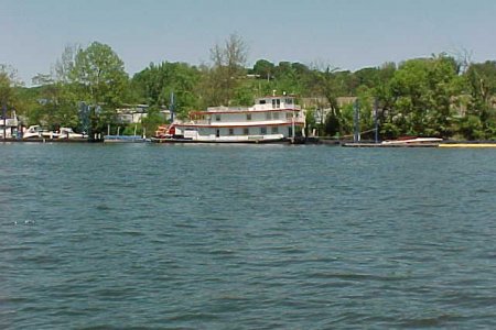 Paddlewheeler in Pittsburgh area