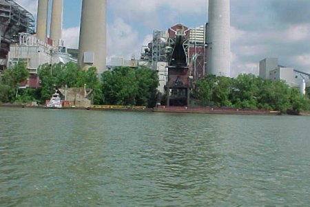 Coal plant on State line Indiana-Ohio