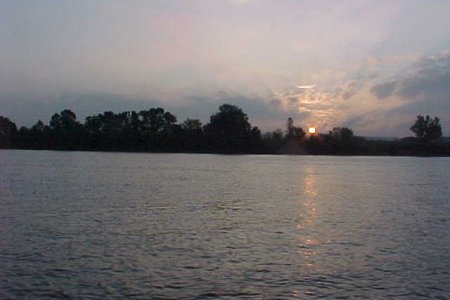 Sunrise near mile 700