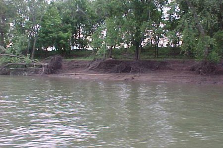 Flood damage mile 677.9