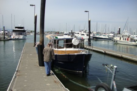 17 May: In the water