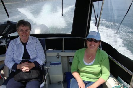 Susan & Ruth on the SUSAN E - Port Townsend