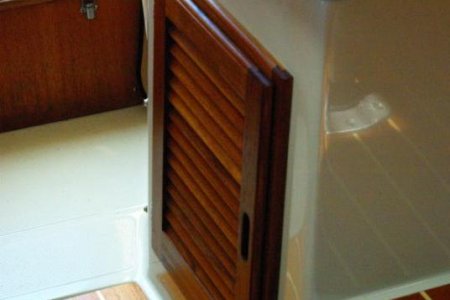 New louvered Access door -a