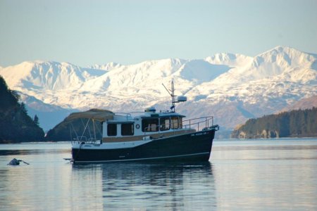 Kya Rose in harbor