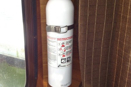 Aft Cabin Fire Extinguisher