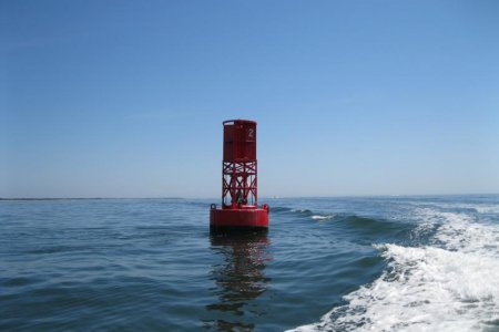 Side Swiping the red buoy :)