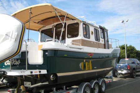 on trailer