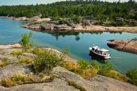 South Benjamin Island anchorage - Lake Huron