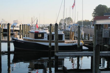 At the marina
