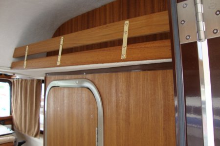 Teak fiddle added starboard side