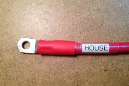 Battery cable completed