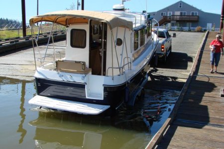 boat being launched