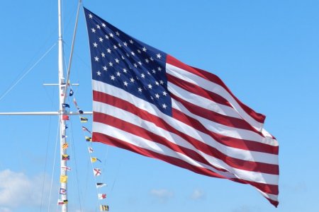 Herreshoff Museum USA Flag July 4 2013