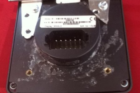 Newly hinged back of Teleflex display