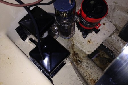 Bilge pump 2 and float switches