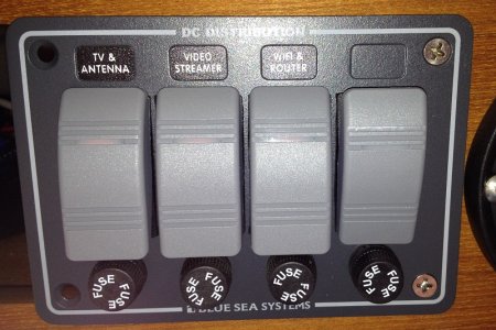 Video and Network Power Panel