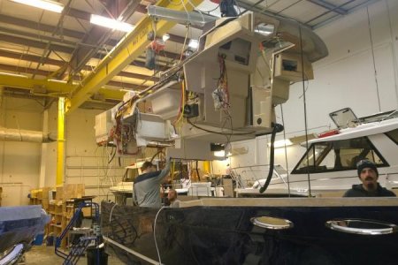 Joining the deck to the hull