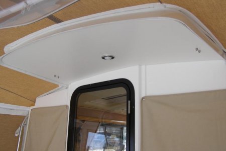 Replacement of overhead in cockpit with starboard