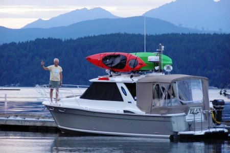 Alderbrook Resort with Olympic Mts in background