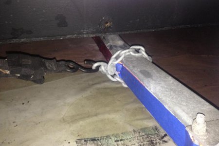 Z3. Chain tie down origin point