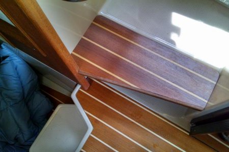 foot rest done by Wefings to match floor