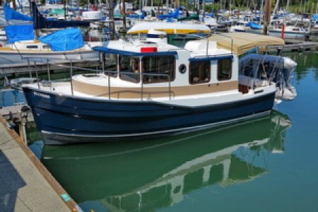 Zephyr at slip in Sidney BC August 2015