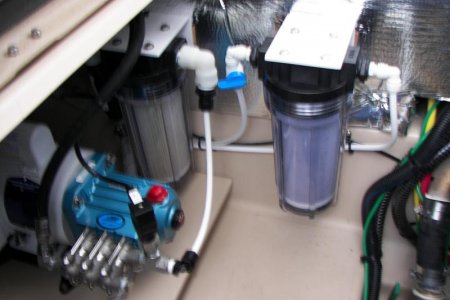 Pump/Motor Assy. Sediment & Fresh water Flush Filters