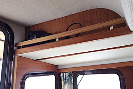 Teak fiddle opposite head