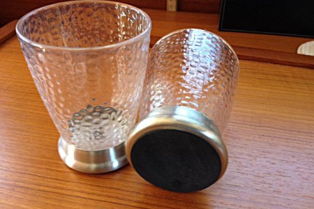 Non skid glassware