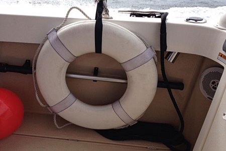 Life ring velcro strap