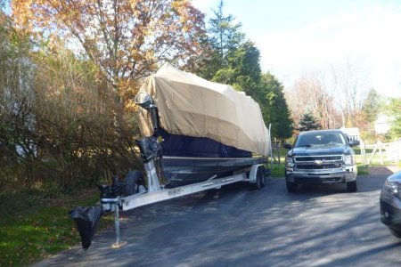 Canvas Boat cover no more tarps