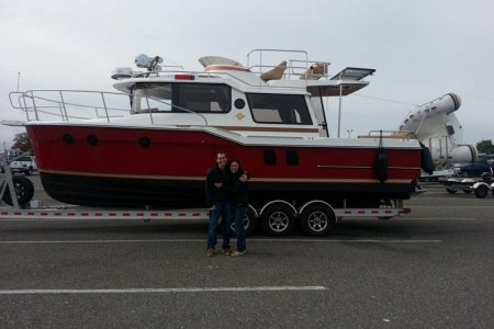 R29CB on the trailer