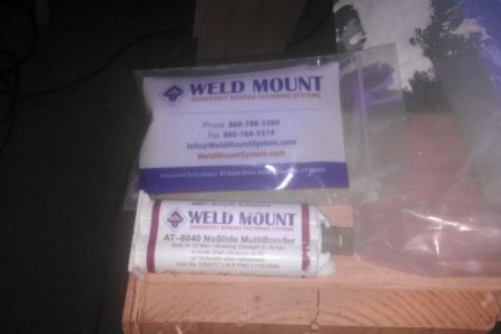 rudder indicator weld mount