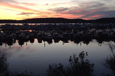 Sunset over 2015 Roche Rendezvous