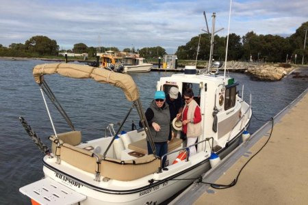 RHAPSODY alongside Point Peron jetty, Jul 17
