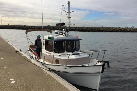 RHAPSODY at Point Peron jetty, Jul 17