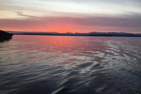 Skyline at end of a winter cruise