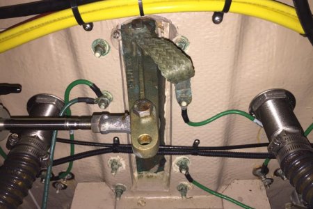 Rudder system bonding