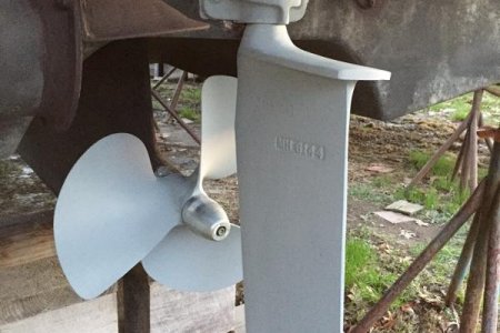 Prop and Rudder zinc paint