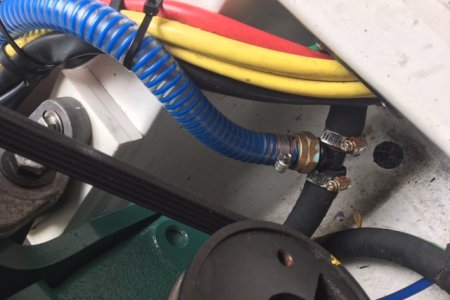 (1) Flush seawater or add glycol for winter